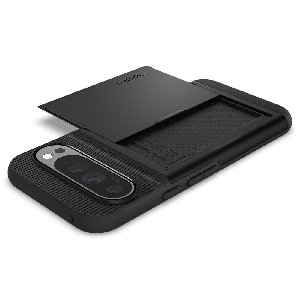 Custodia per Google Pixel 9 Pro XL, Spigen, Slim Armor CS, Nera ACS07729
