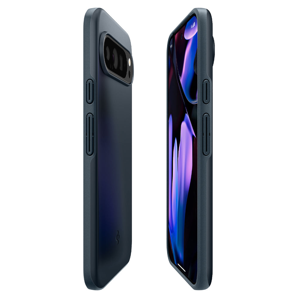 Custodia per Google Pixel 9 Pro XL, Spigen, Thin Fit, Blu Navy ACS07732