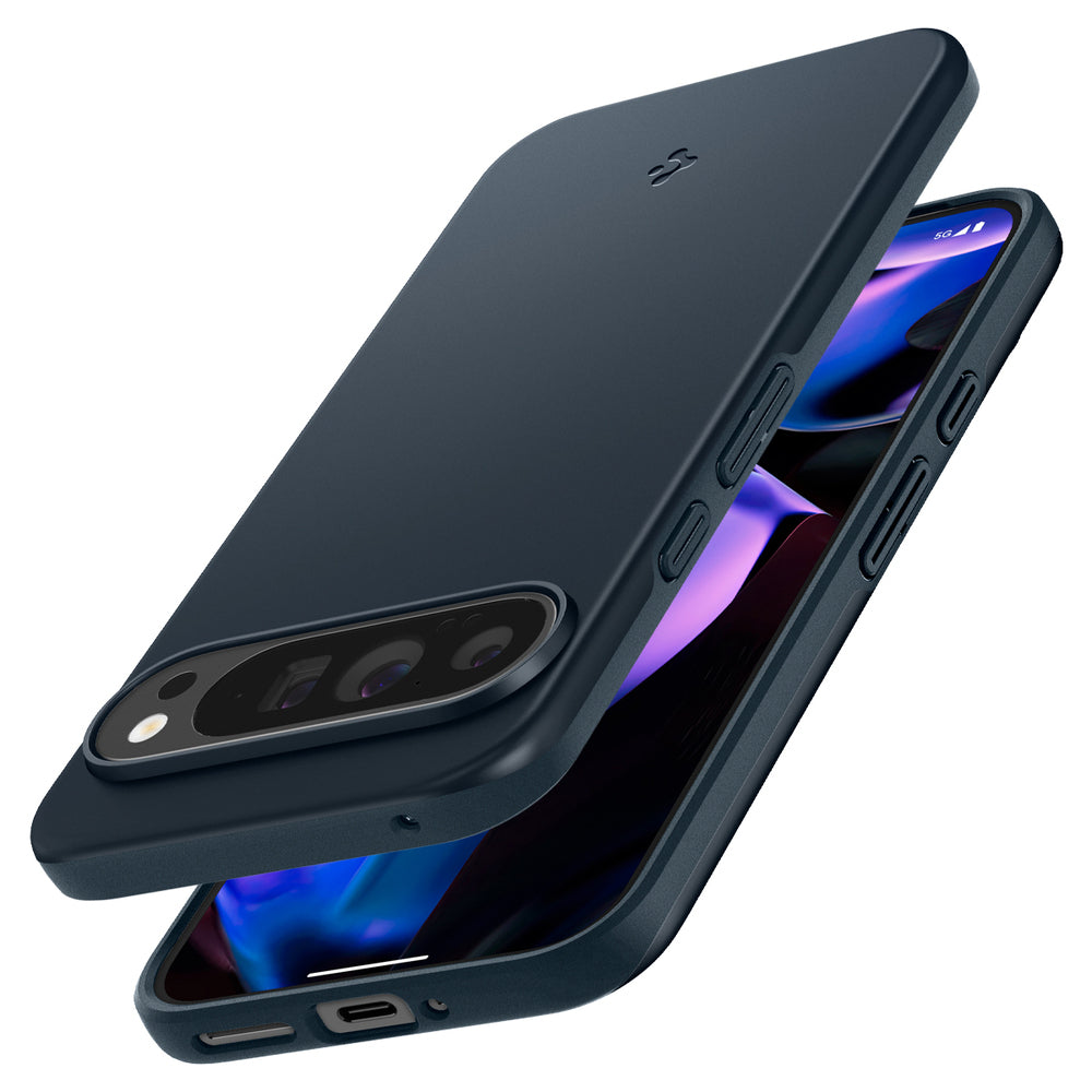 Custodia per Google Pixel 9 Pro XL, Spigen, Thin Fit, Blu Navy ACS07732