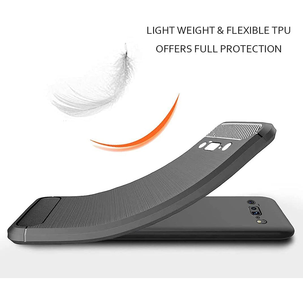 Custodia per Google Pixel 6 Pro, Techsuit, Carbonio, Nera