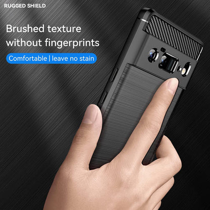 Custodia per Google Pixel 6 Pro, Techsuit, Carbonio, Nera