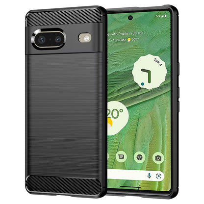 Custodia per Google Pixel 7, Techsuit, Carbonio, Nera