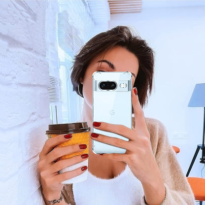 Custodia per Google Pixel 7, Techsuit, Shockproof Clear, Trasparente