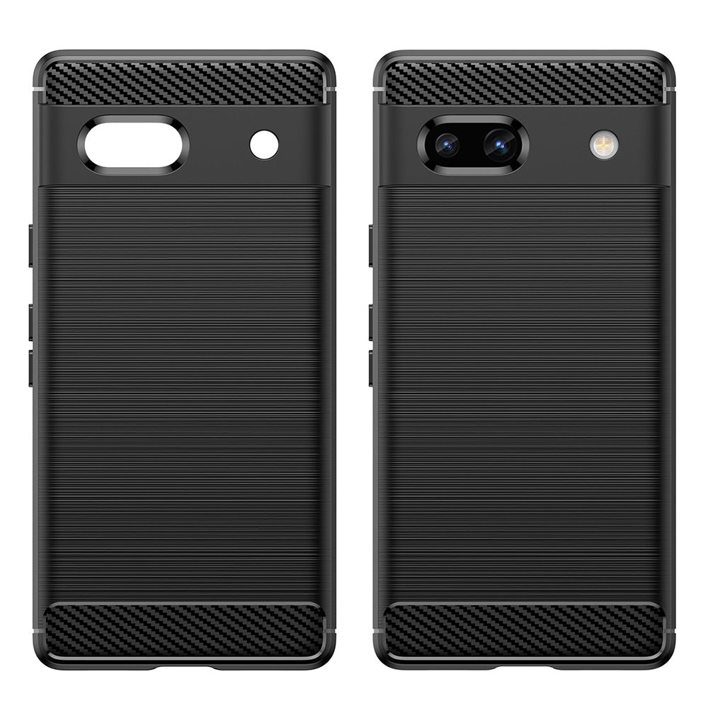 Custodia per Google Pixel 7a, Techsuit, Carbonio, Nera