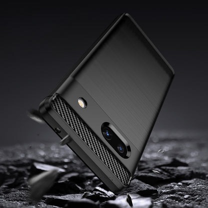 Custodia per Google Pixel 7a, Techsuit, Carbonio, Nera