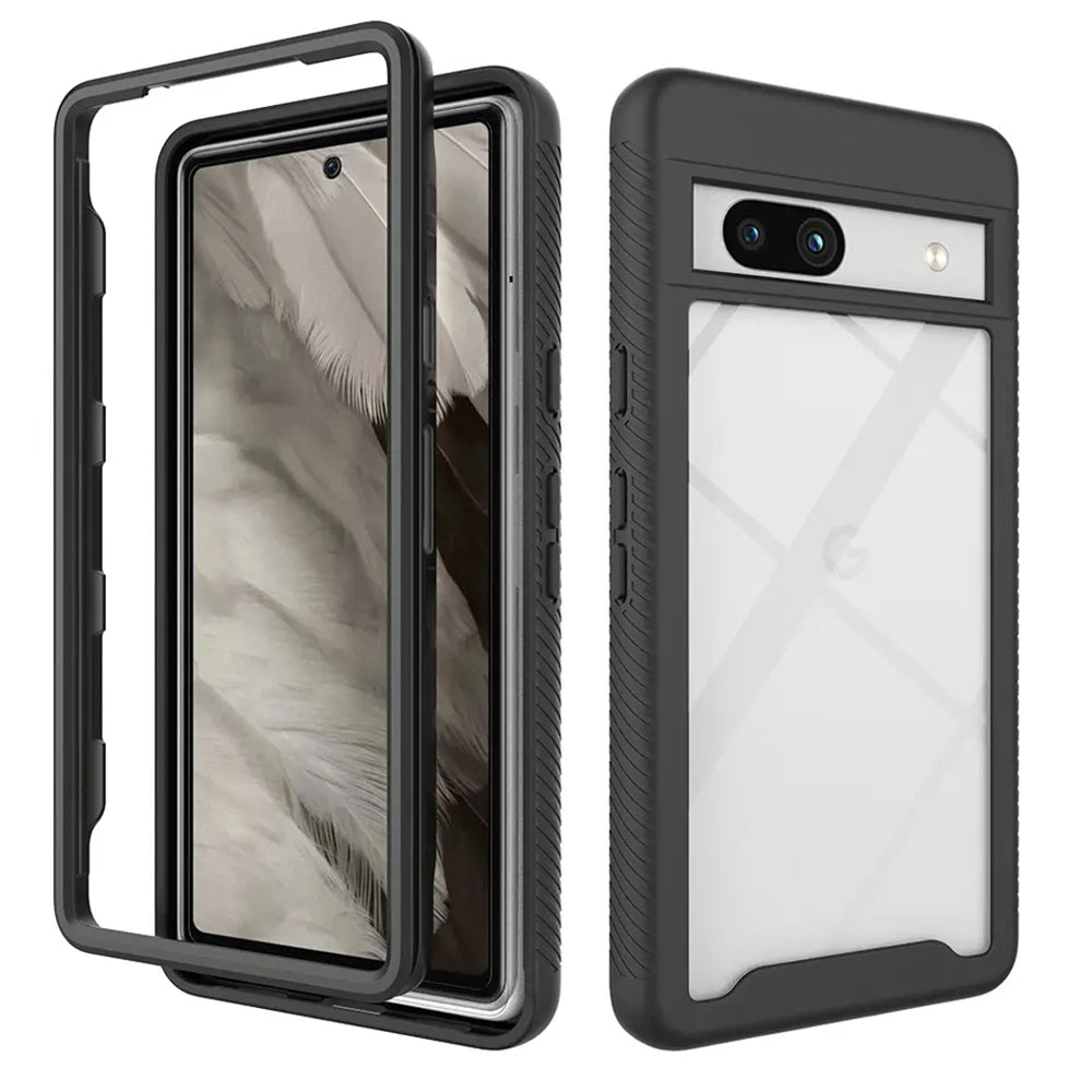Custodia per Google Pixel 7a, Techsuit, Defense360 Pro, Nera