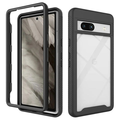 Custodia per Google Pixel 7a, Techsuit, Defense360 Pro, Nera