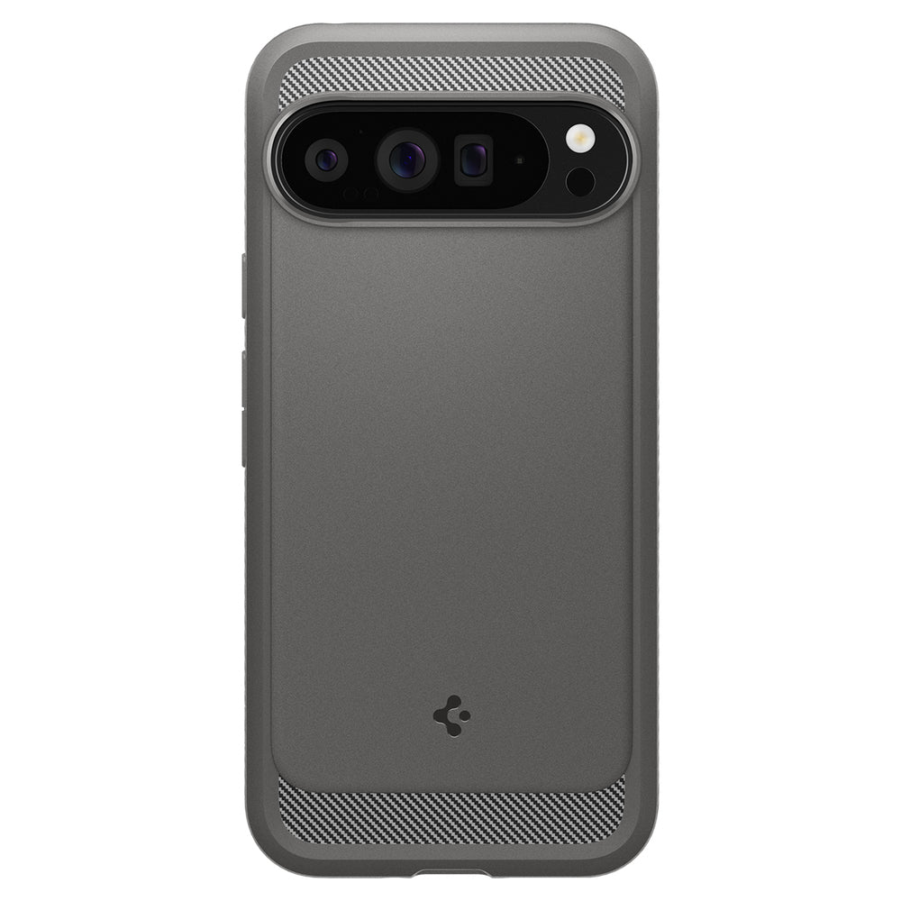 Custodia per Google Pixel 9 Pro XL, Spigen, Rugged Armor, Grigio ACS07784