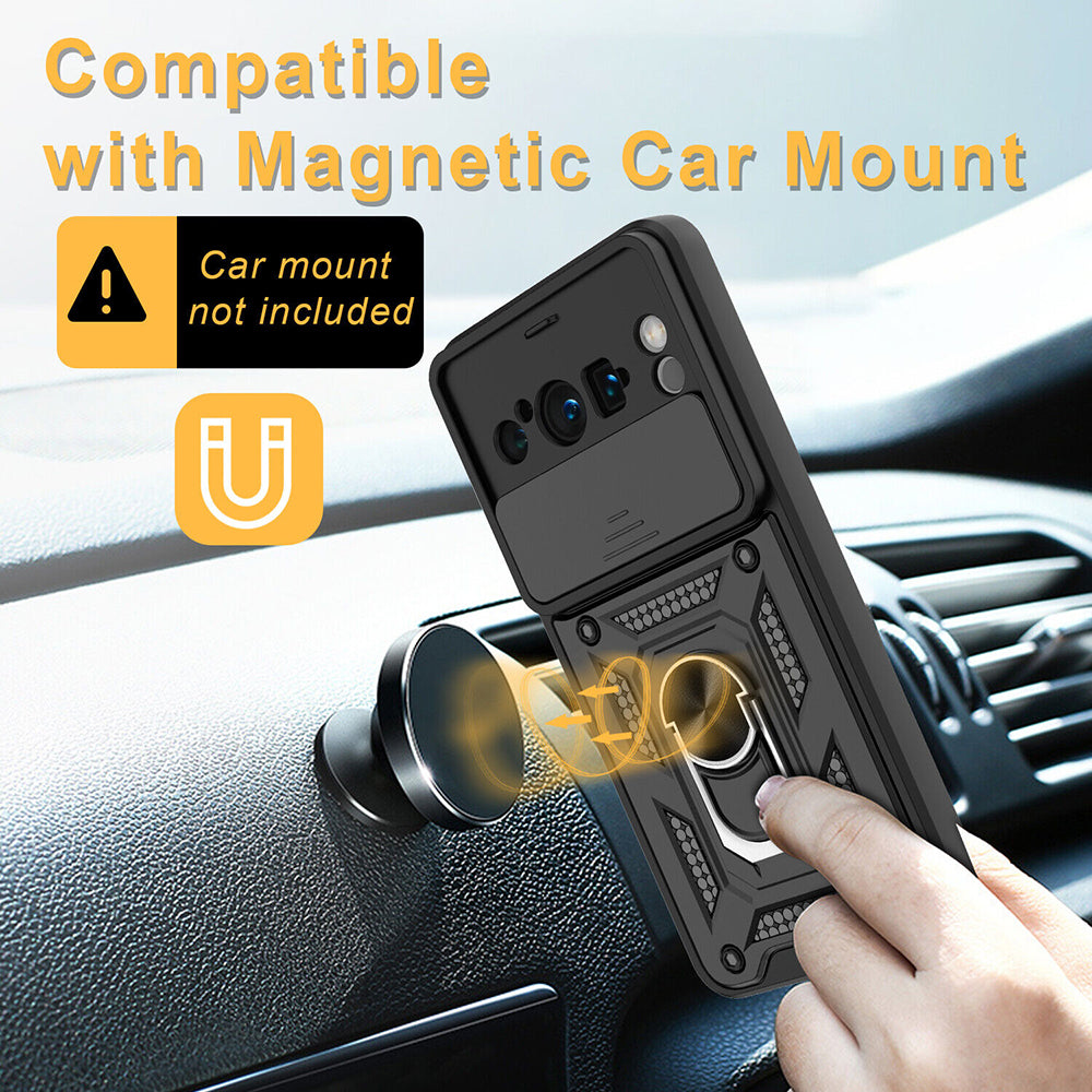 Custodia per Google Pixel 8 Pro, Techsuit, CamShield, Nera