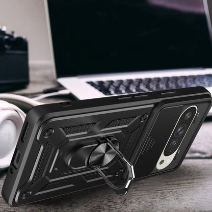 Custodia per Google Pixel 9 / 9 Pro, Techsuit, CamShield, Nera