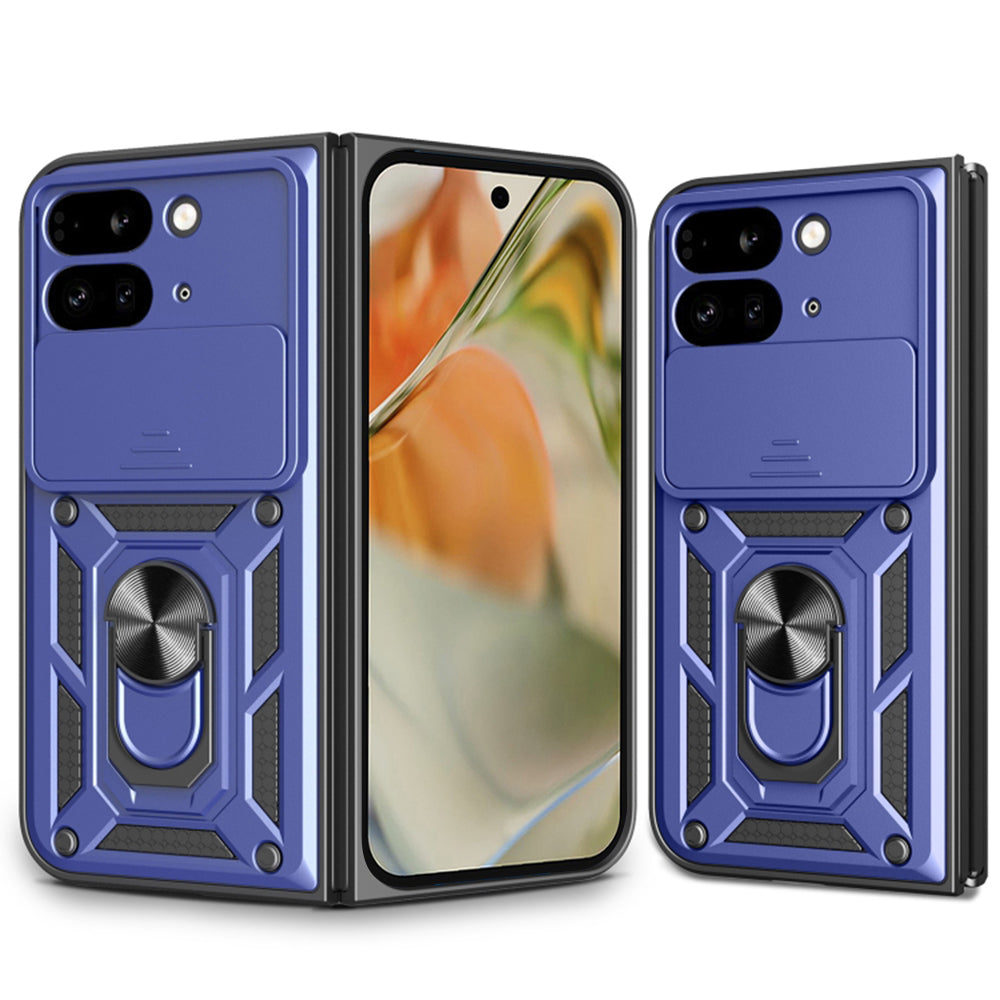 Custodia per Google Pixel 9 Pro Fold, Techsuit, CamShield, Blu