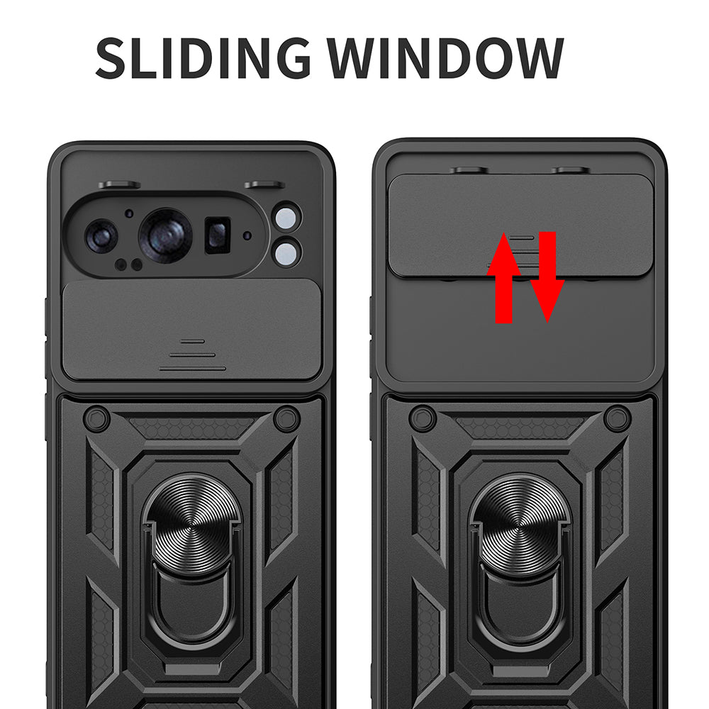Custodia per Google Pixel 9 Pro XL, Techsuit, CamShield, Rosa