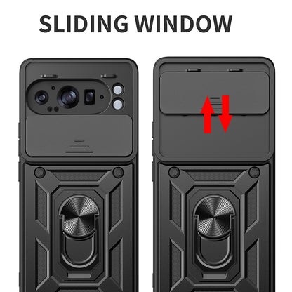Custodia per Google Pixel 9 Pro XL, Techsuit, CamShield, Rosa