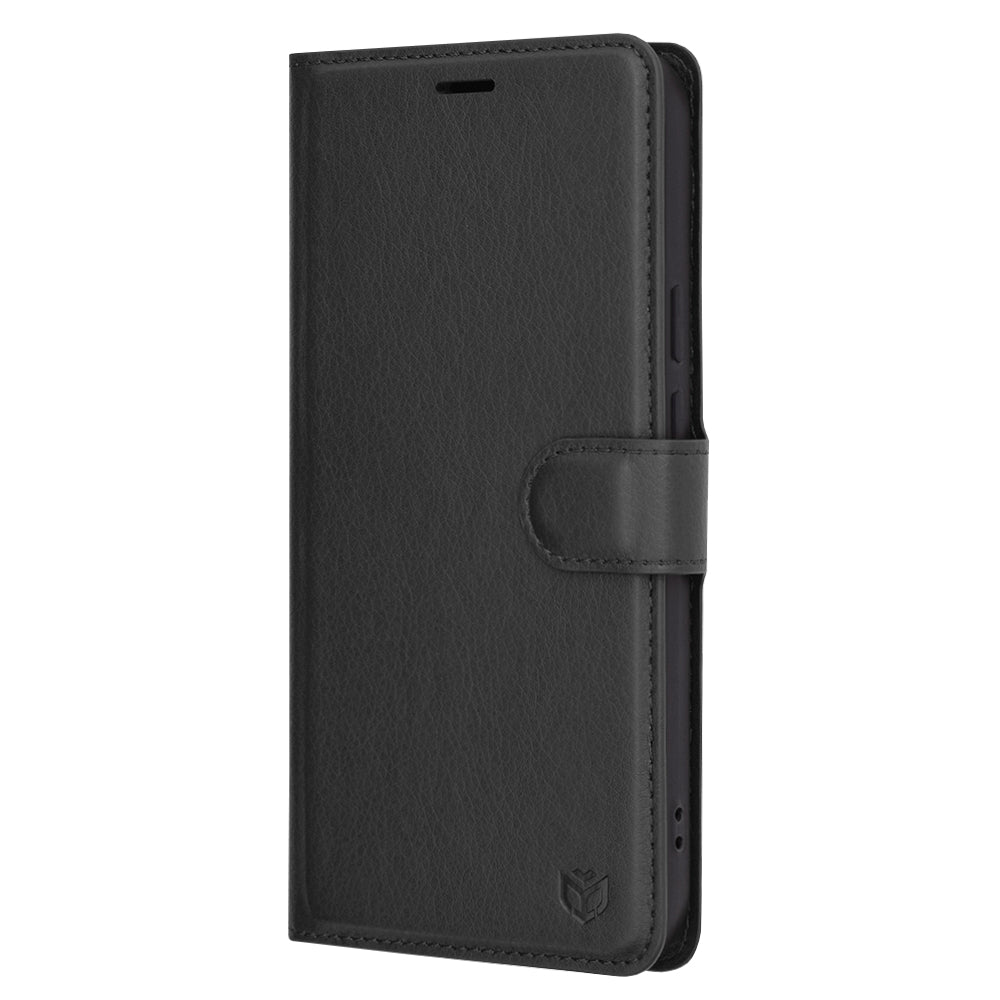 Custodia per Google Pixel 9 Pro XL, Techsuit, Leather Folio, Nera
