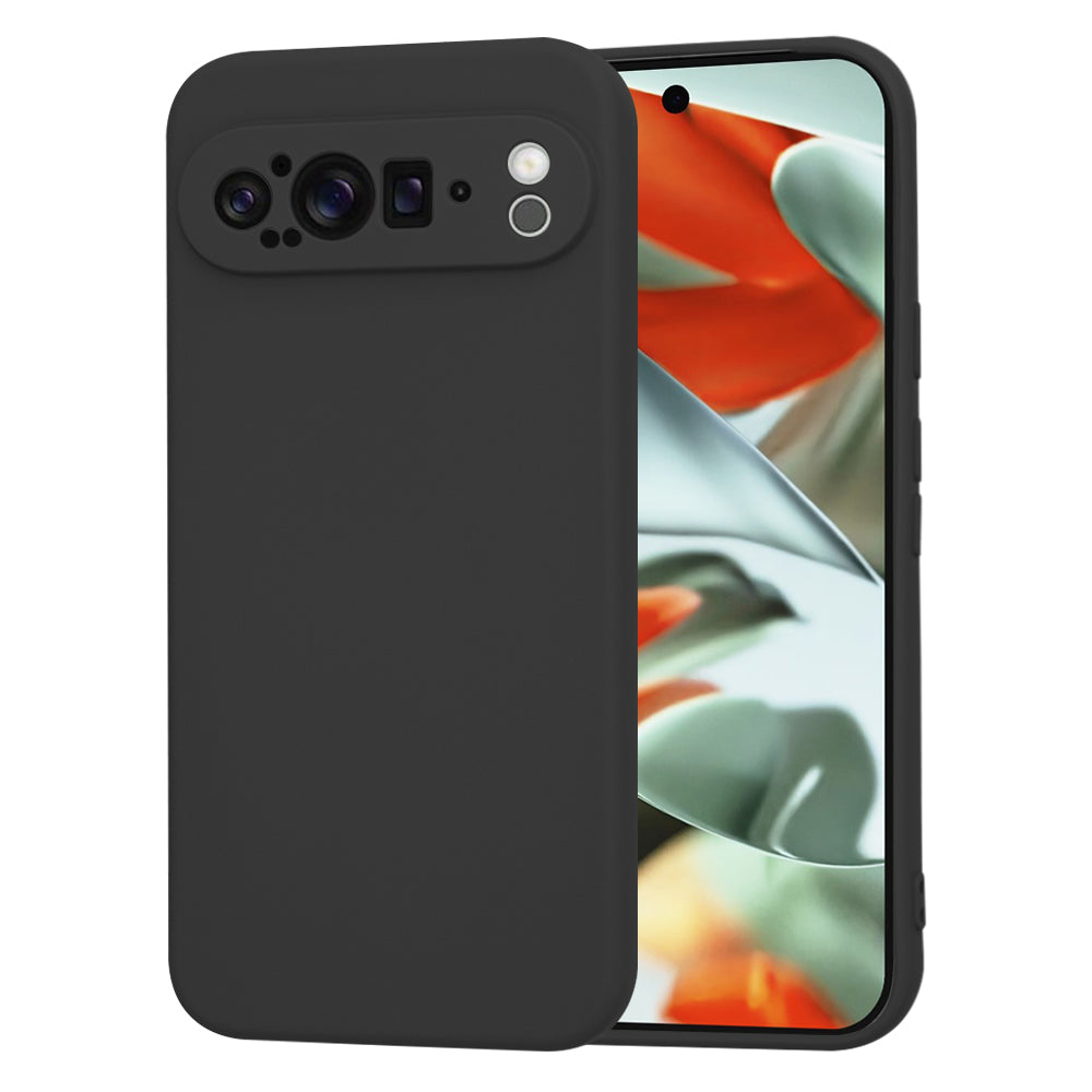 Custodia per Google Pixel 9 Pro XL, Techsuit, SoftFlex, Nera