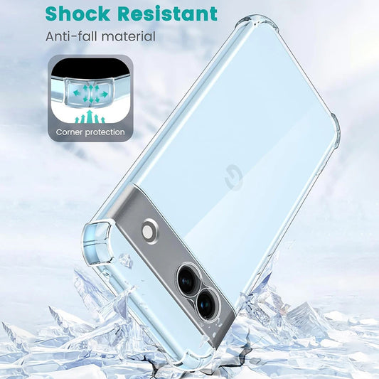 Custodia per Google Pixel 9, Techsuit, Shockproof Clear, Trasparente