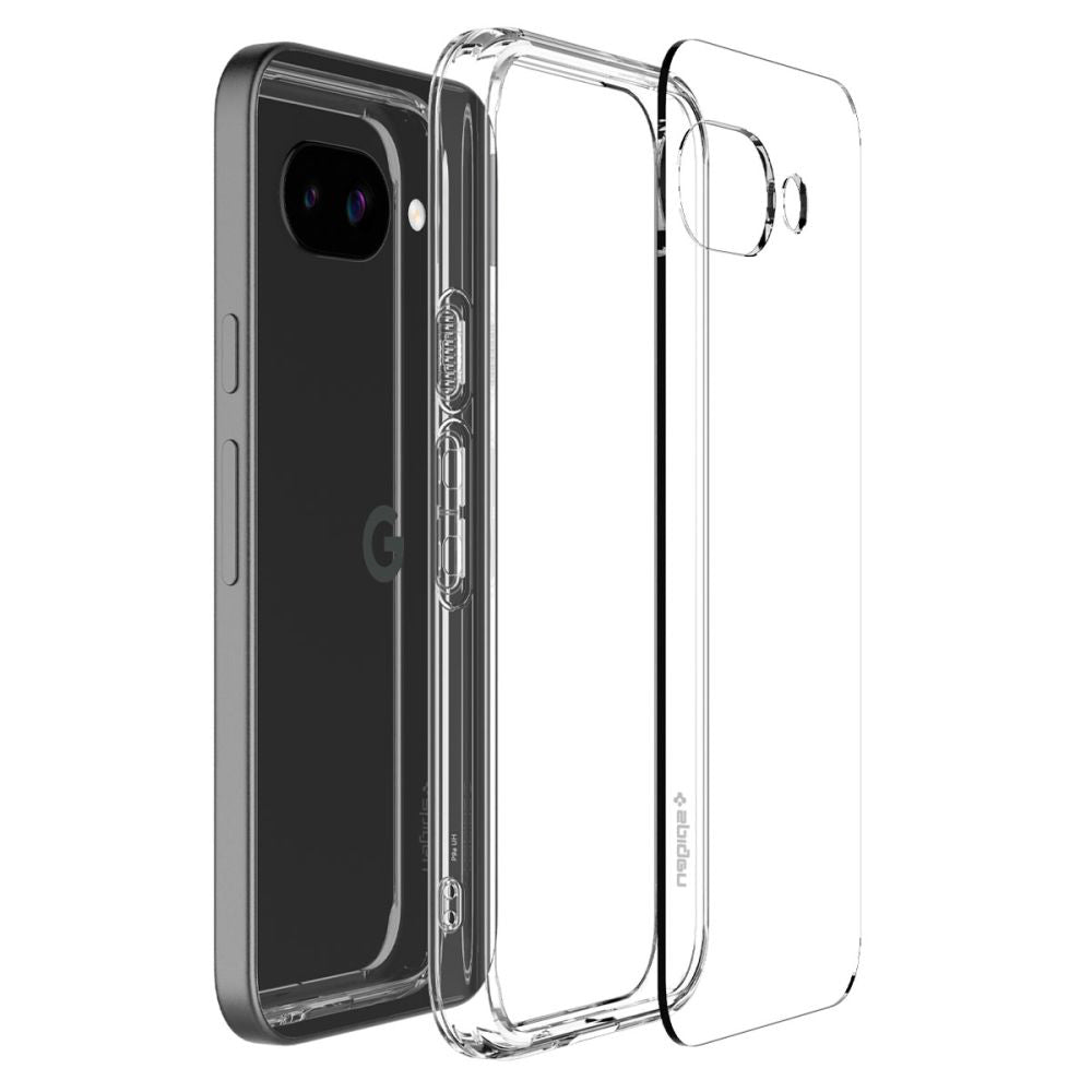 Custodia per Google Pixel 9a, Spigen, Ultra Hybrid, Trasparente ACS09042