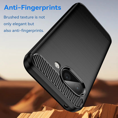 Custodia per Google Pixel 9a, Techsuit, Carbonio, Nera
