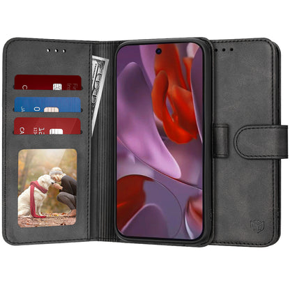 Custodia per Google Pixel 9a, Techsuit, Diary Book, Nera