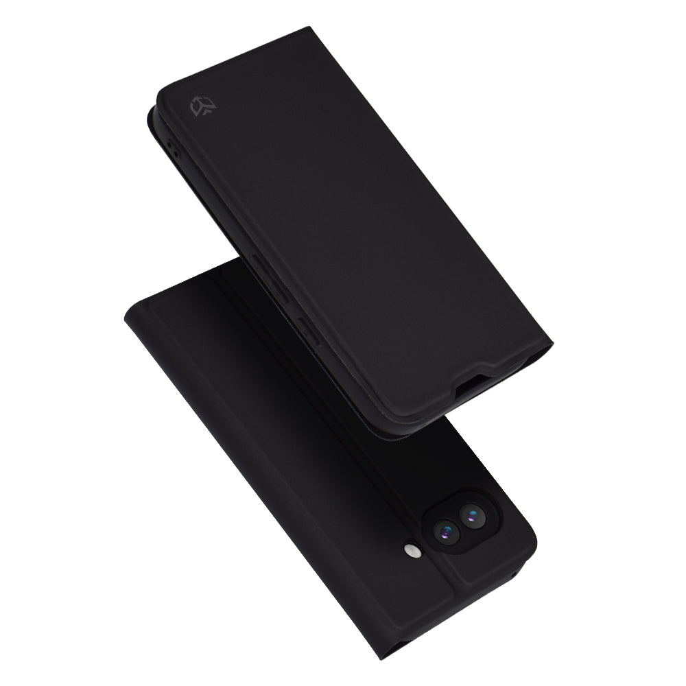 Custodia per Google Pixel 9a, Techsuit, Magskin Book, Nera