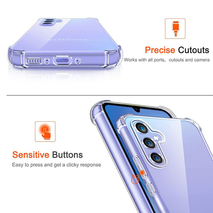 Case for Google Pixel 9a, Techsuit, Shockproof Clear, Transparent