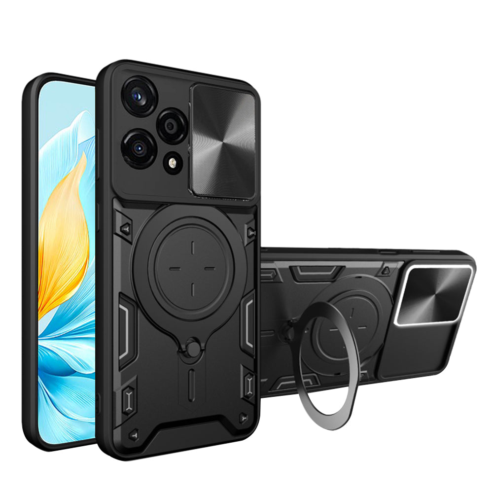 Custodia per Honor 200 Lite, Techsuit, CamGuard Pro, Nera