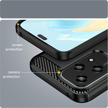 Custodia per Honor 200 Lite, Techsuit, Carbonio, Blu