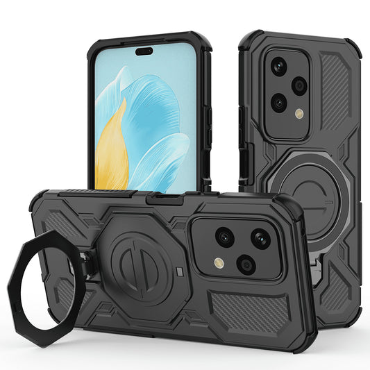 Custodia per Honor 200 Lite, Techsuit, Carbon Shield Pro, Nera