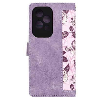 Custodia per Honor 200 Lite, Techsuit, FlipCraft, Viola