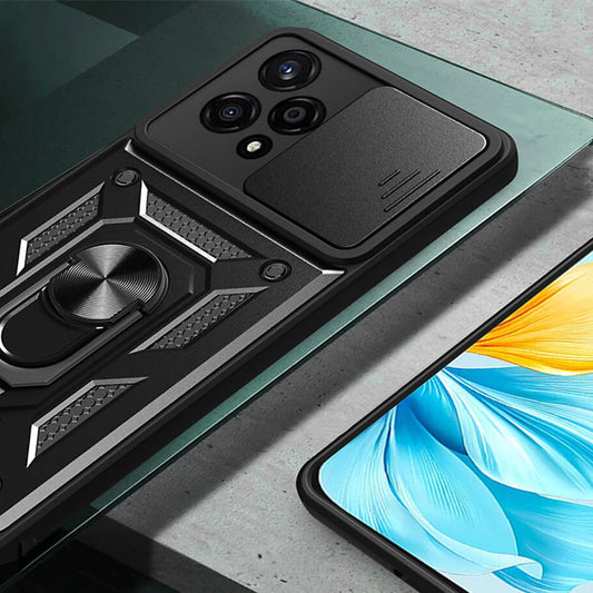 Custodia per Honor 200 Pro, Techsuit, CamShield, Nera
