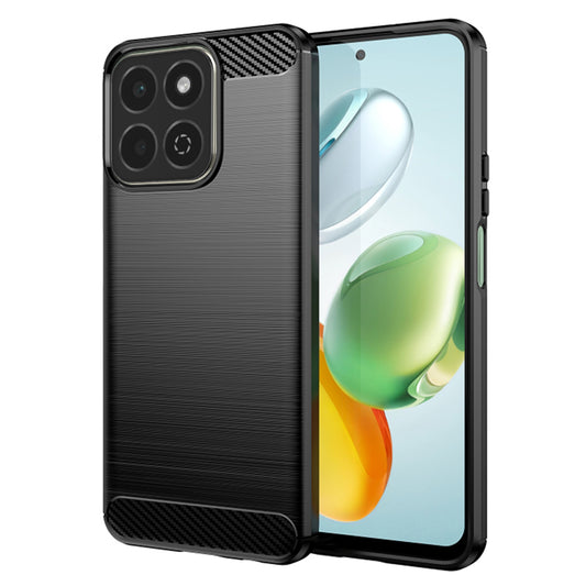 Custodia per Honor 200 Smart, Techsuit, Carbonio, Nera