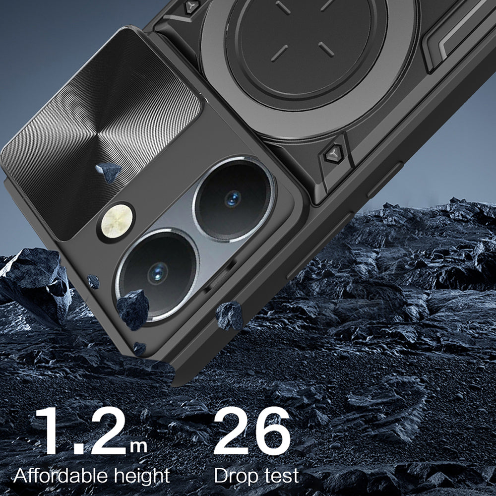 Custodia per Honor 200, Techsuit, CamGuard Pro, Nera