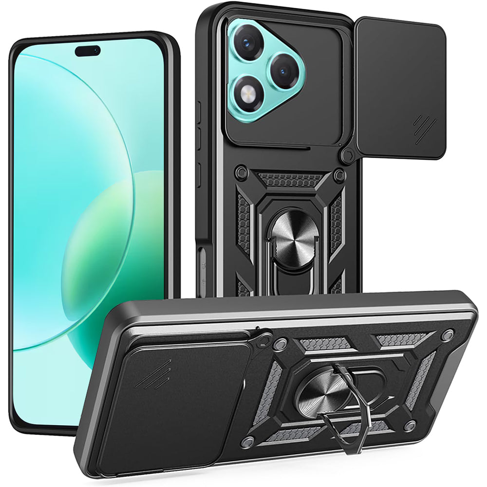 Custodia per Honor 400 Lite, Techsuit, CamShield, Nera
