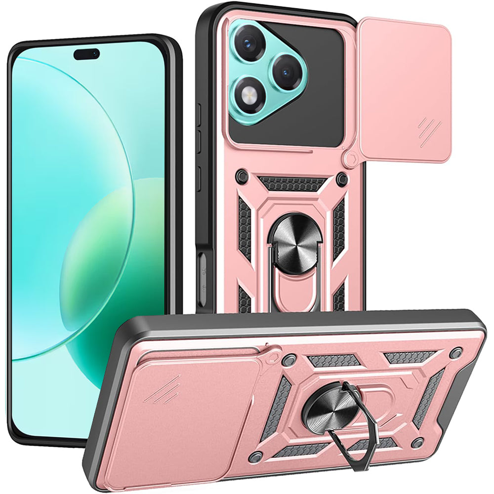 Custodia per Honor 400 Lite, Techsuit, CamShield, Rosa