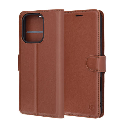 Custodia per Honor 400 Lite, Techsuit, Leather Folio, Marrone
