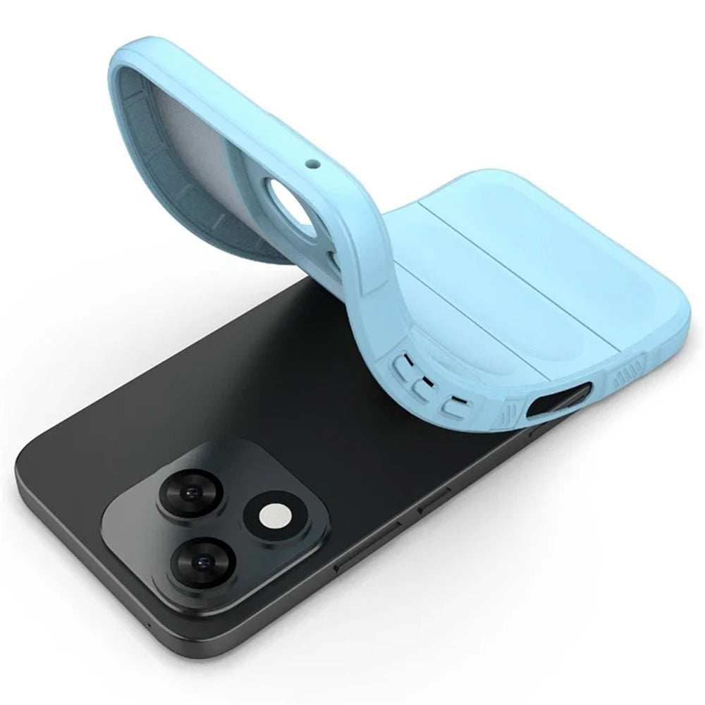 Custodia per Honor 400 Lite, Techsuit, Magic Shield, Blu