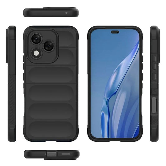 Custodia per Honor 400 Lite, Techsuit, Magic Shield, Nera