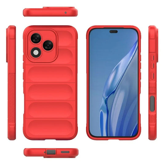 Custodia per Honor 400 Lite, Techsuit, Magic Shield, Rossa