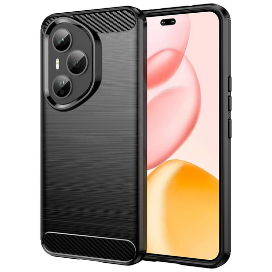 Custodia per Honor 400 Pro, Techsuit, Carbonio, Nera