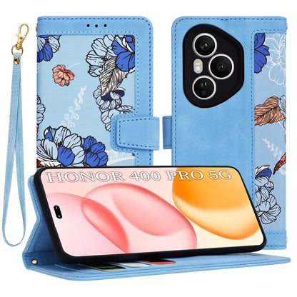 Custodia per Honor 400 Pro, Techsuit, FlipCraft, Blu