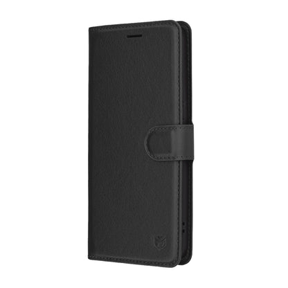 Custodia per Honor 400 Pro, Techsuit, Leather Folio, Nera