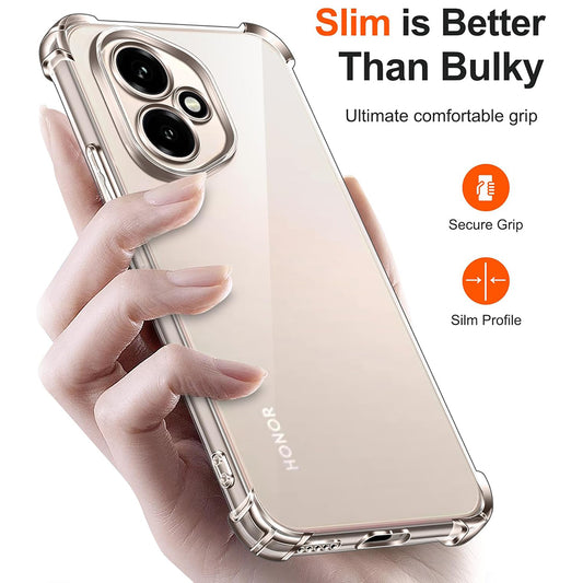 Custodia per Honor 400 Pro, Techsuit, Shockproof Clear, Trasparente