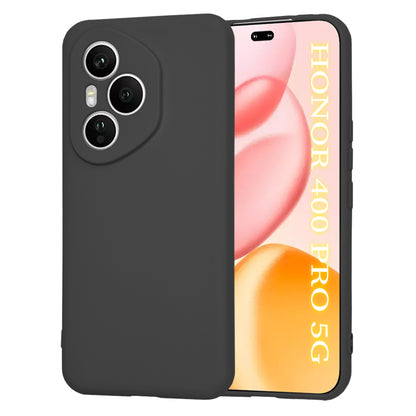 Custodia per Honor 400 Pro, Techsuit, SoftFlex, Nera