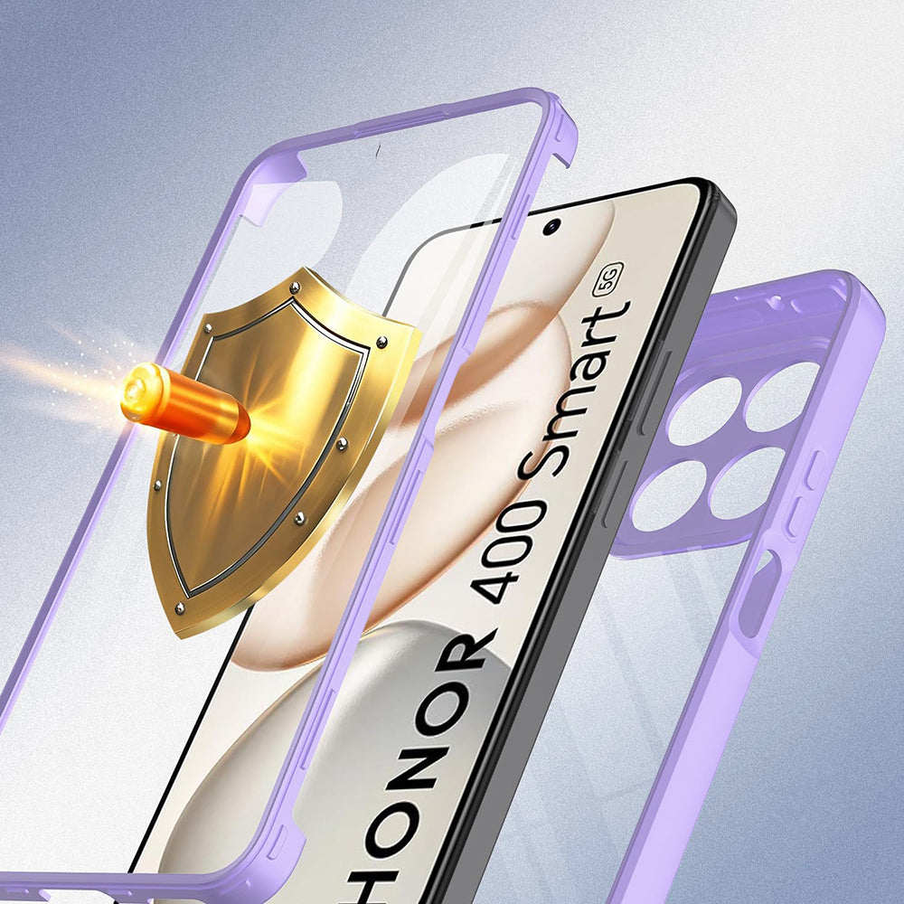 Custodia per Honor 400 Smart 4G / X7d 4G / 400 Smart 5G, Techsuit, ColorVerse 360, Viola
