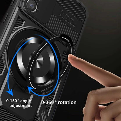 Custodia per Honor 400 Smart 4G / X7d 4G / 400 Smart 5G, Techsuit, RuggedCam, Blu