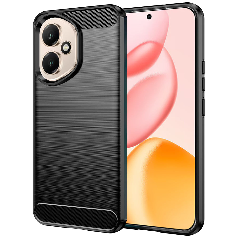 Custodia per Honor 400, Techsuit, Carbonio, Nera