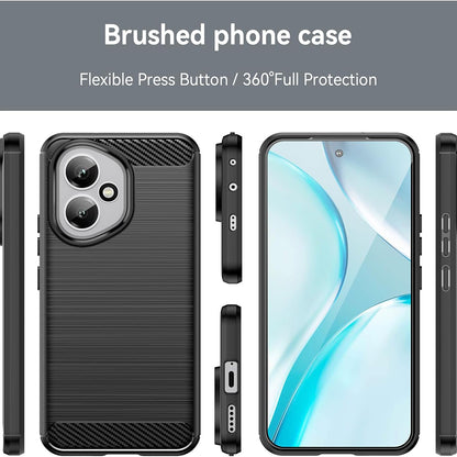 Custodia per Honor 400, Techsuit, Carbonio, Nera