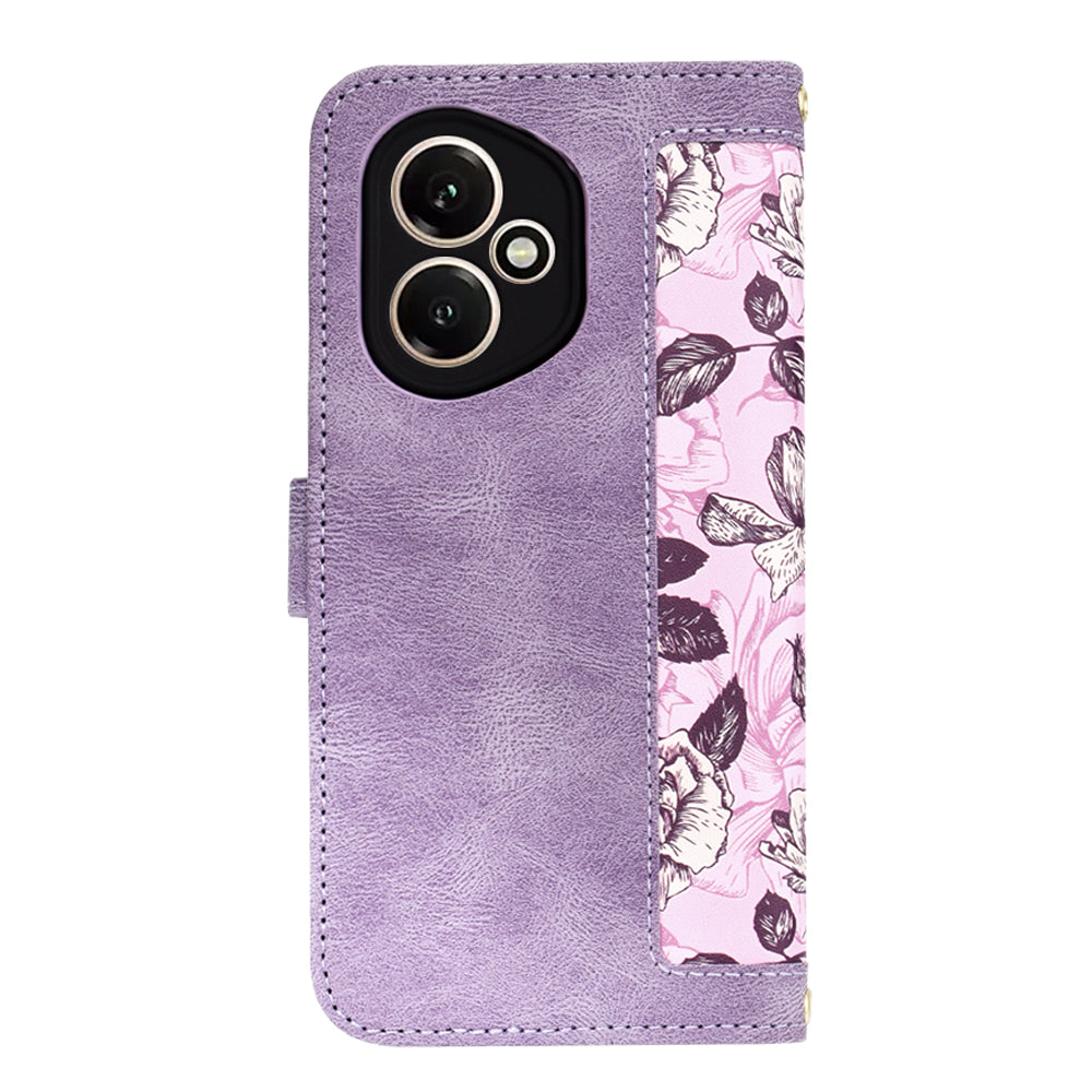 Custodia per Honor 400, Techsuit, FlipCraft, Viola