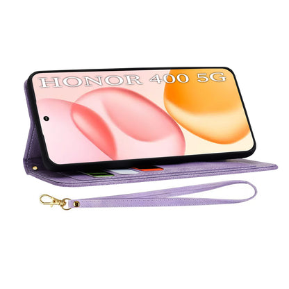Custodia per Honor 400, Techsuit, FlipCraft, Viola