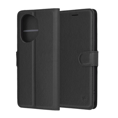 Custodia per Honor 400, Techsuit, Leather Folio, Nera